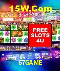Slots com jackpots e giros grátis na 67GAME